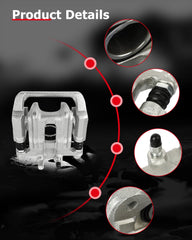 cciyu brake caliper inlet port close-up for secure hydraulic connection