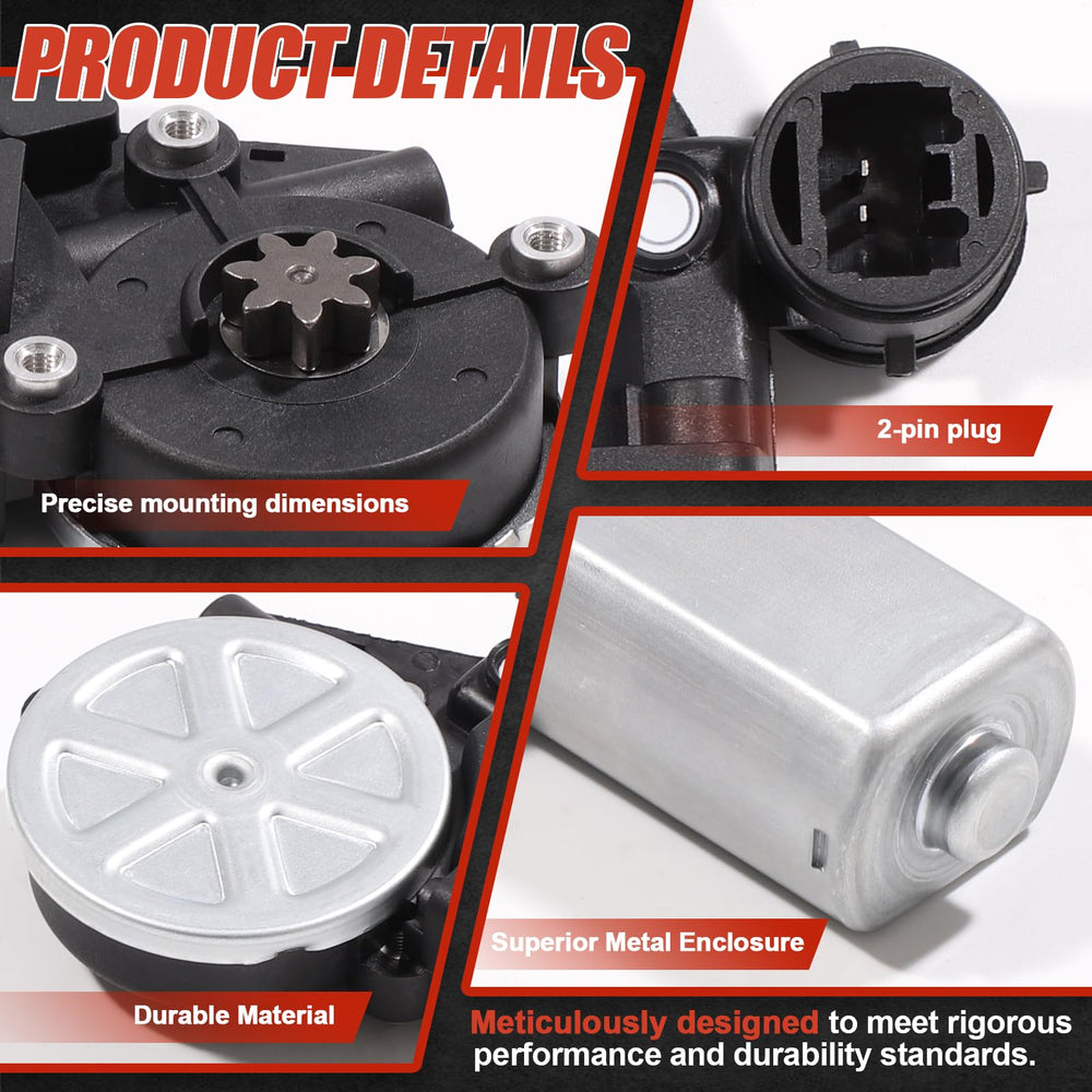 CCNLHZM power window motor for Scion xA front-right close-up for easy use.