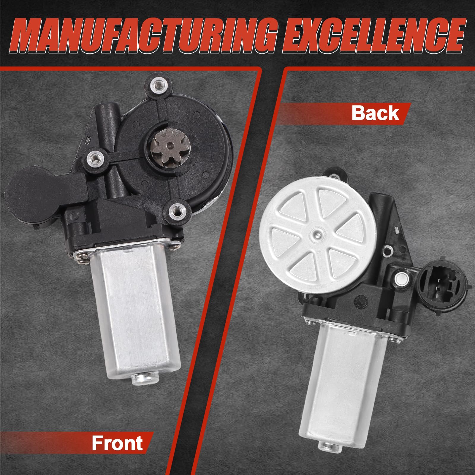 CCNLHZM durable window lift motor components close-up revealing sturdy build.