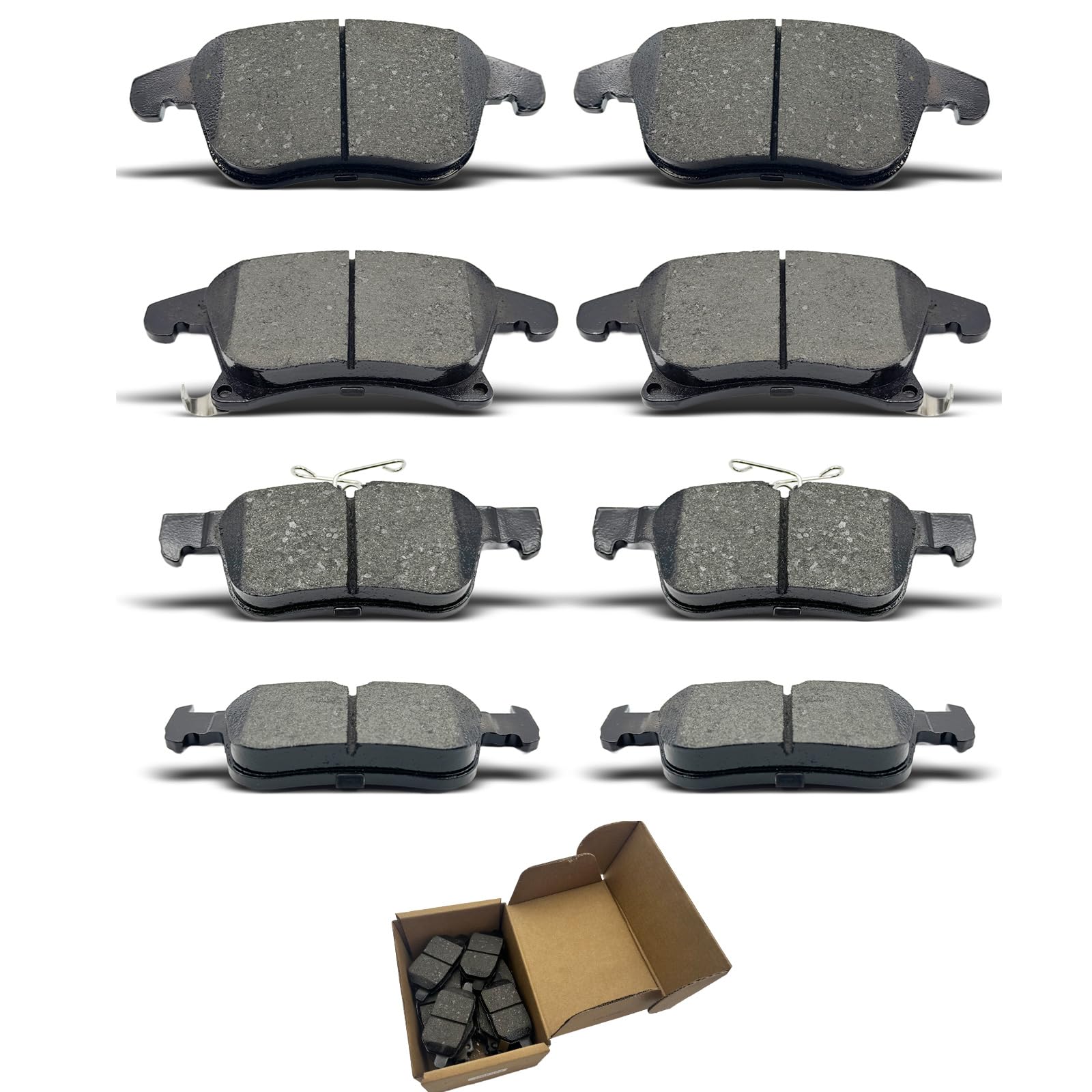 CCTECHMASS front brake pads for Fusion and MKZ with quiet braking