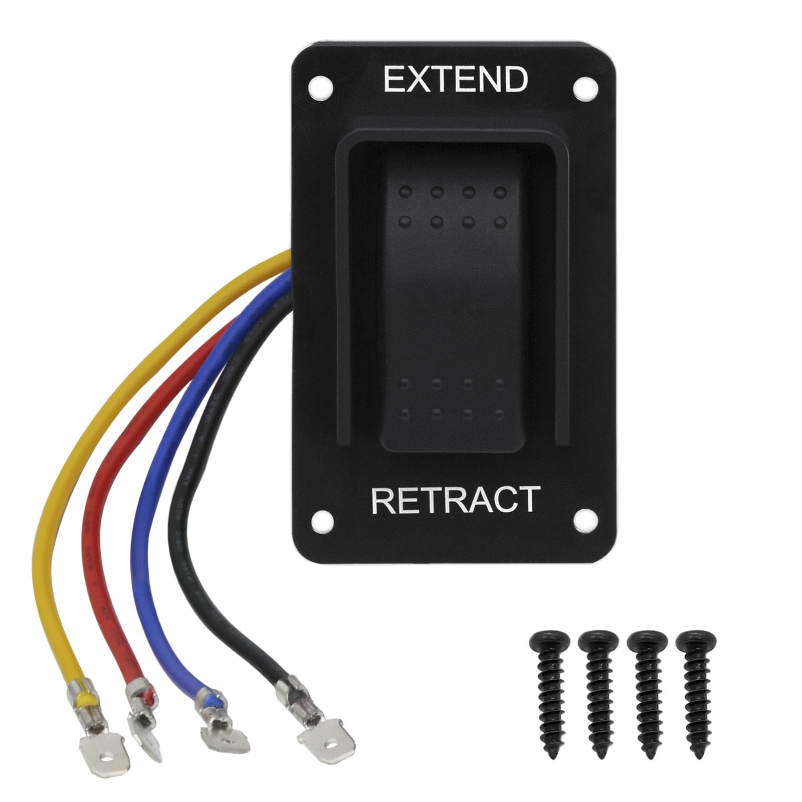 CCTP RV stabilizer switch front view for Lippert jacks, smooth control.