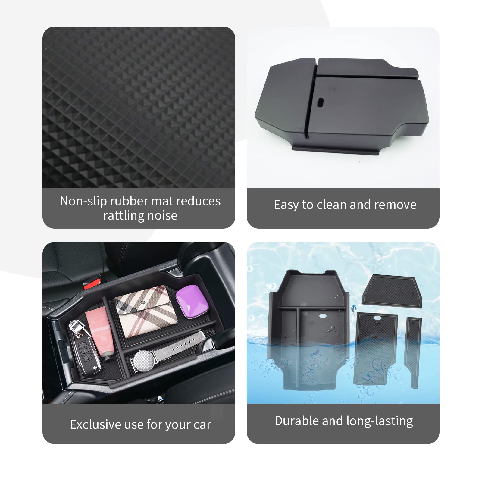 CDEFG interior organization solution keeps items neatly arranged and easy to reach