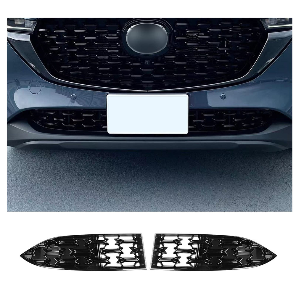 CDEFG CX-5 front grill insert left for improved aesthetics and protection.
