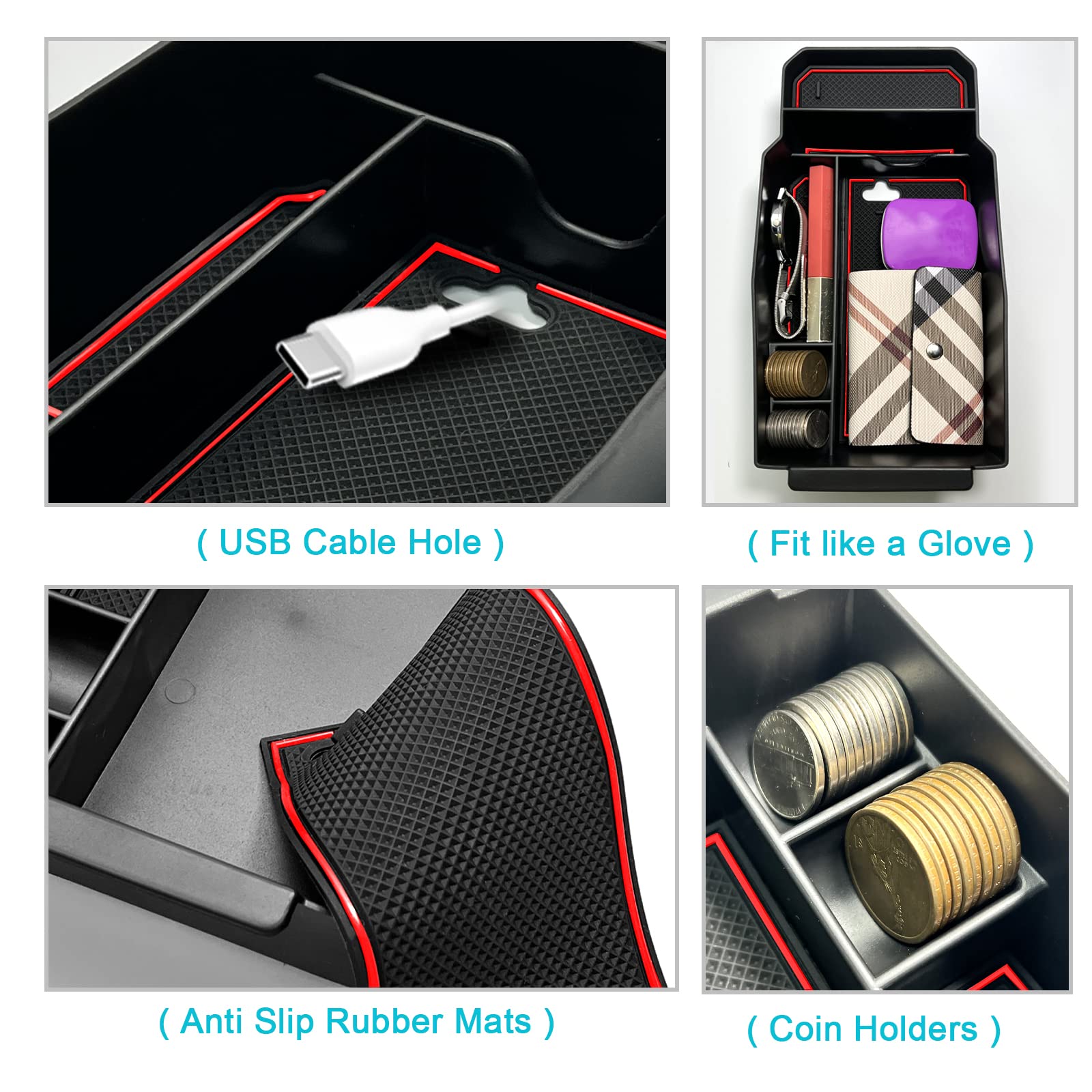 CDEFG CX-50 installed tray demonstrating snug drop-in fit