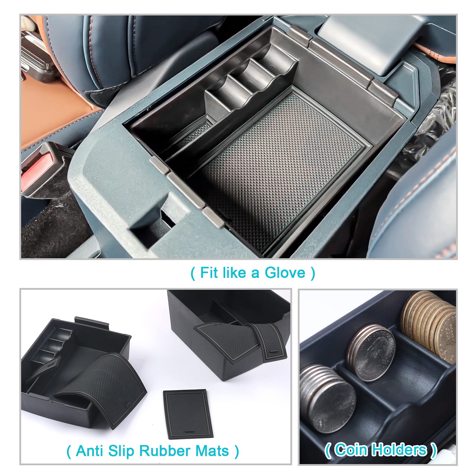 CDEFG Maverick textured rubber mats prevent items from sliding during drives