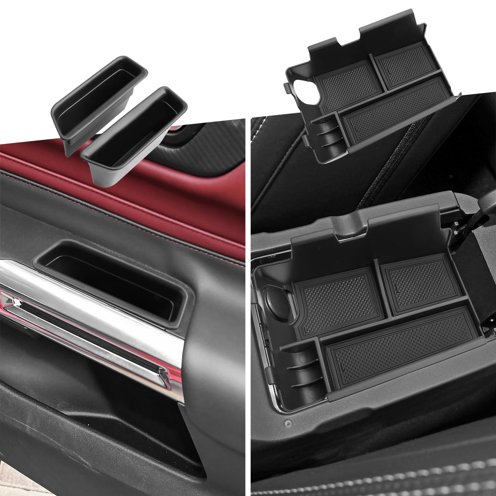 CDEFG Mustang interior tray and box keep daily items orderly.
