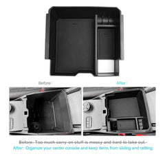 CDEFG Ranger center-console organizer tray USB hole enables cable management
