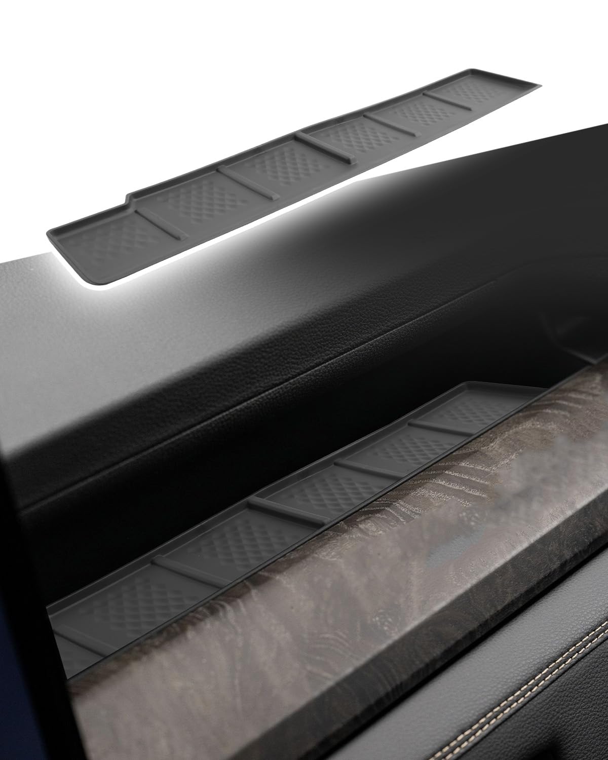 CDEFG Toyota 4Runner center console tray keeps small items organized and accessible.