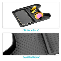 CDEFG HRV organizer in ABS plastic with matte finish resists wear.