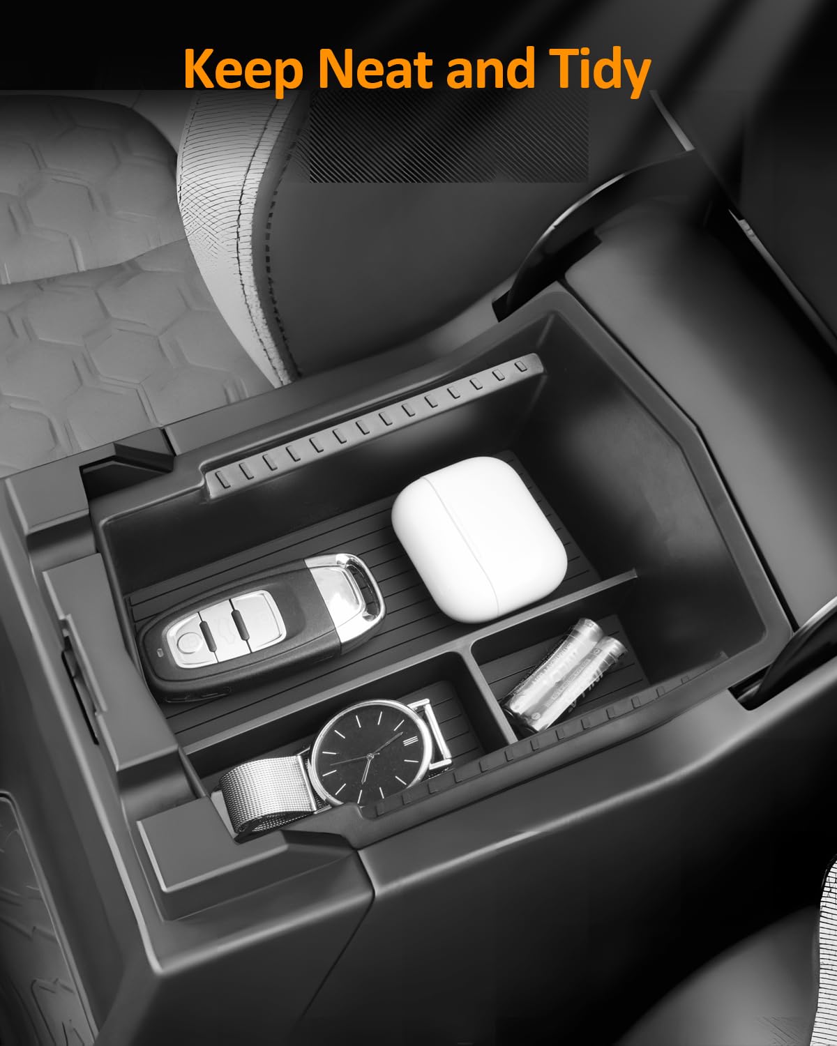 CDEFG Forester organizer reduces clutter for cabin organization.