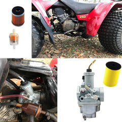 CDZWJ 250 carburetor kit side view showing precise fit for Timberwolf