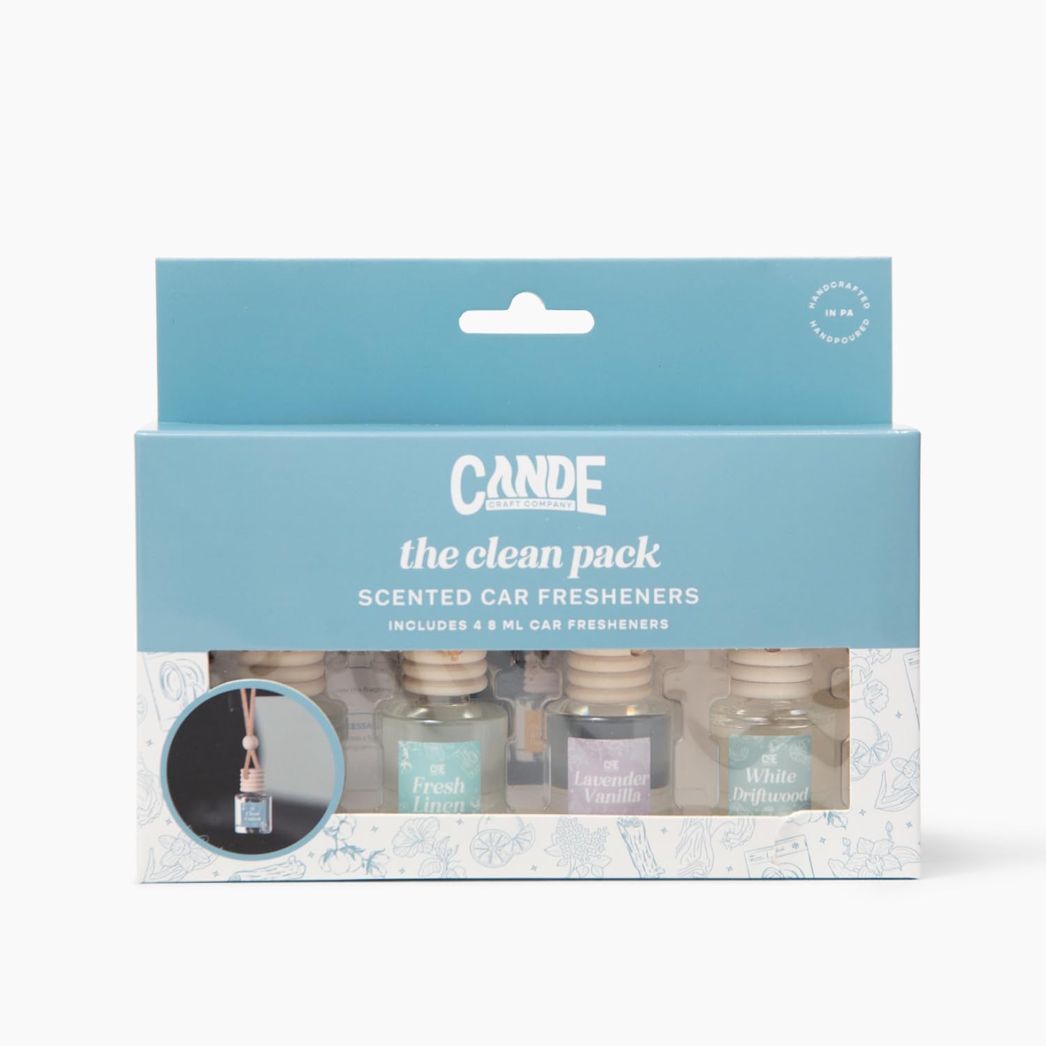 CE CRAFT custom scent level control adjusts fragrance intensity.