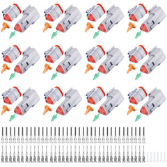 Cedolio Deutsch DT gray connector 12-set packaging for easy field installation.