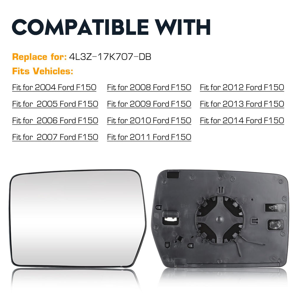 Cenfeild easy-install mirror glass allows quick, tool-friendly swaps.