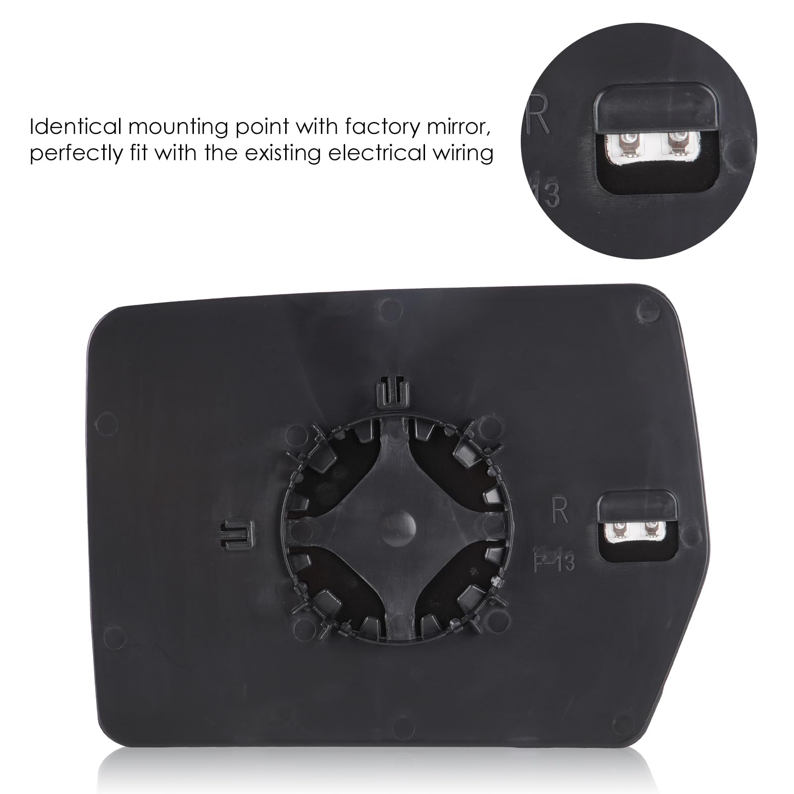 Cenfeild mounting plate alignment indicating a precise fit.