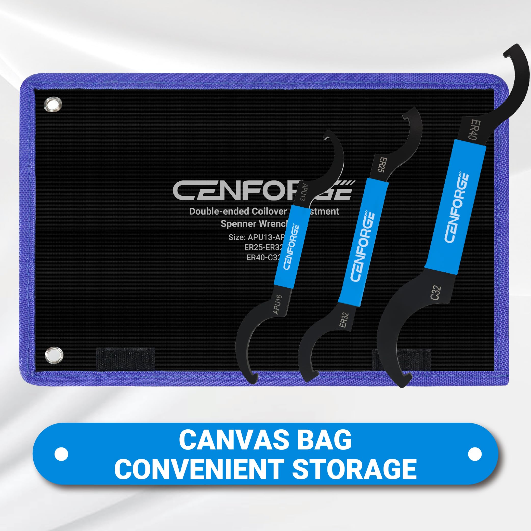 CENFORGE canvas storage bag keeps tools organized and portable