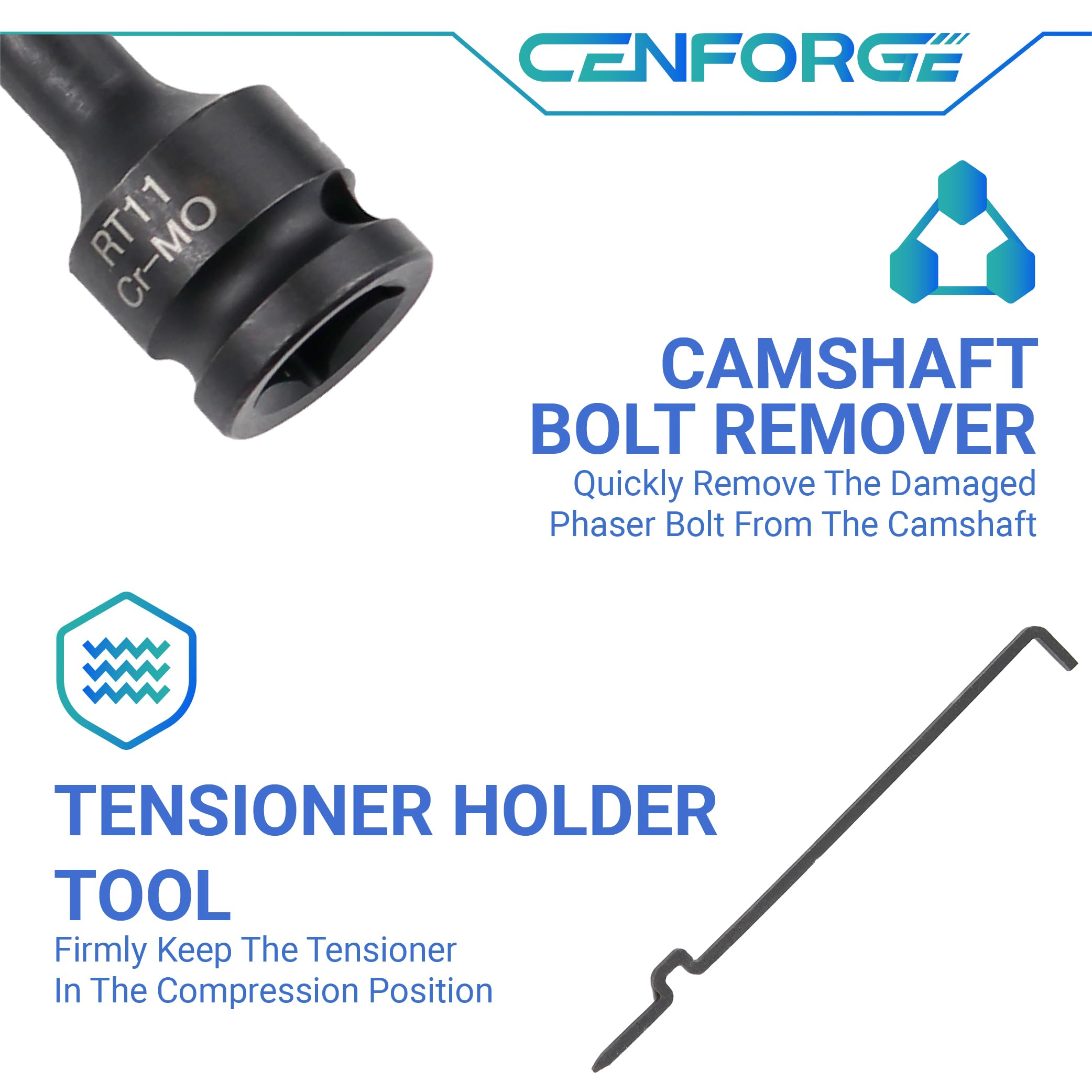 CENFORGE blocking pin 303-507 secures crankshaft position during work