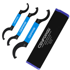 CENFORGE double-ended coilover spanner set for precise nut adjustments