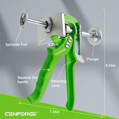 CENFORGE solid CNC aluminum body resists wear during frequent brake service.