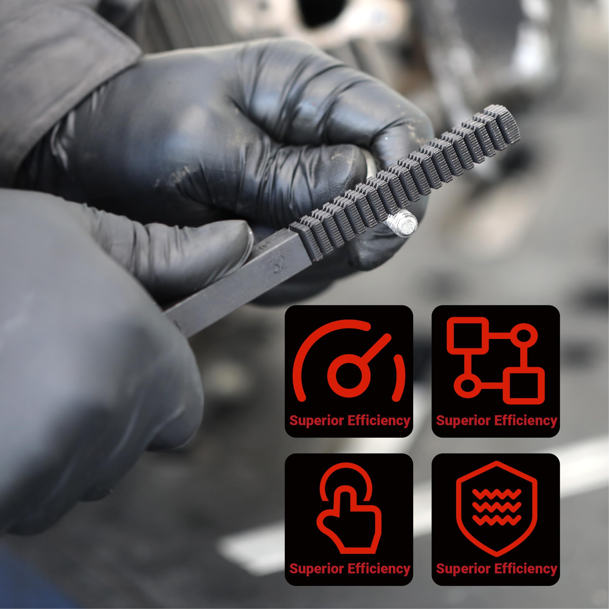 CENFORGE thread restorer SAE/UNC/metric files for versatile repair needs.