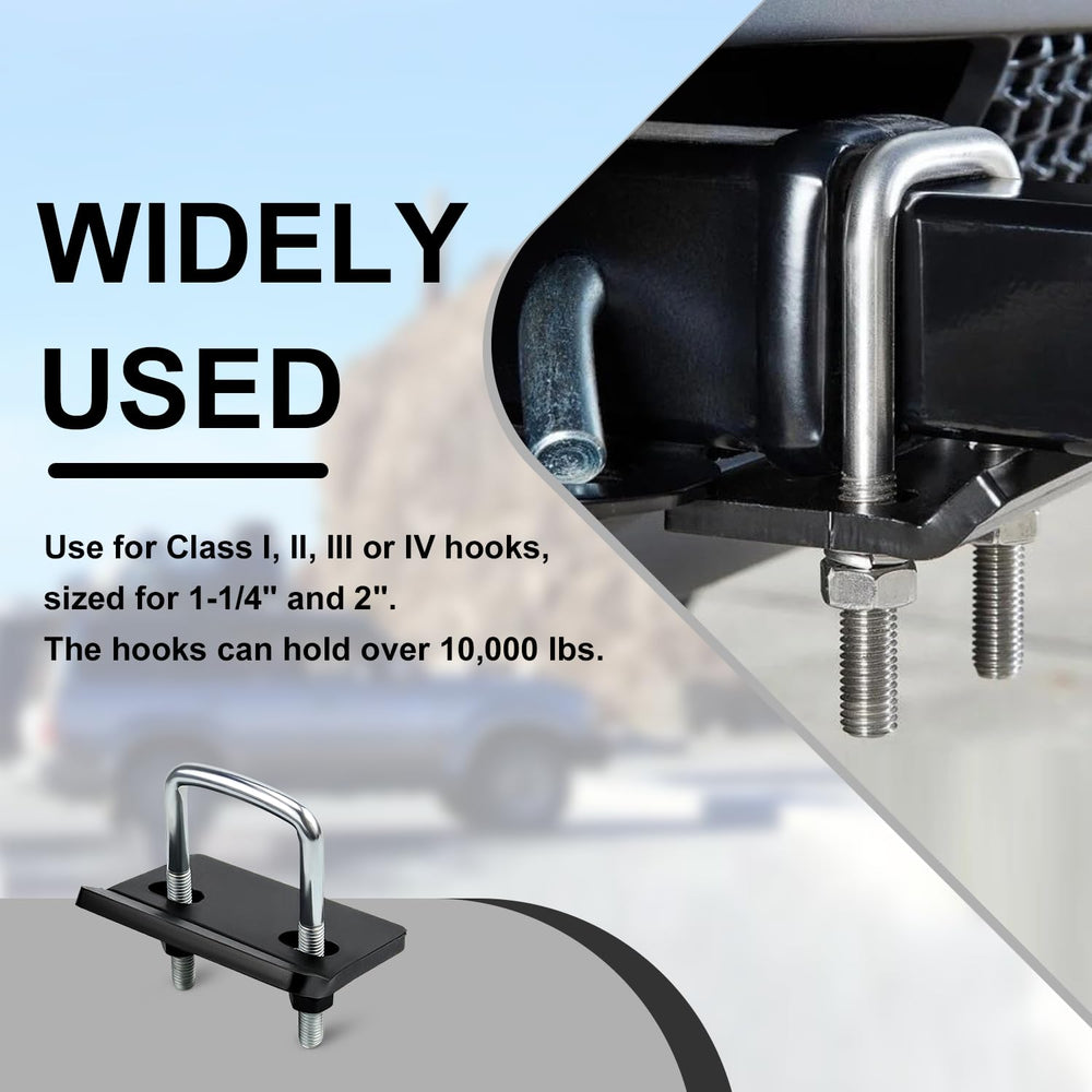 Cenipar flat washers and nuts secure the stabilizer installation.