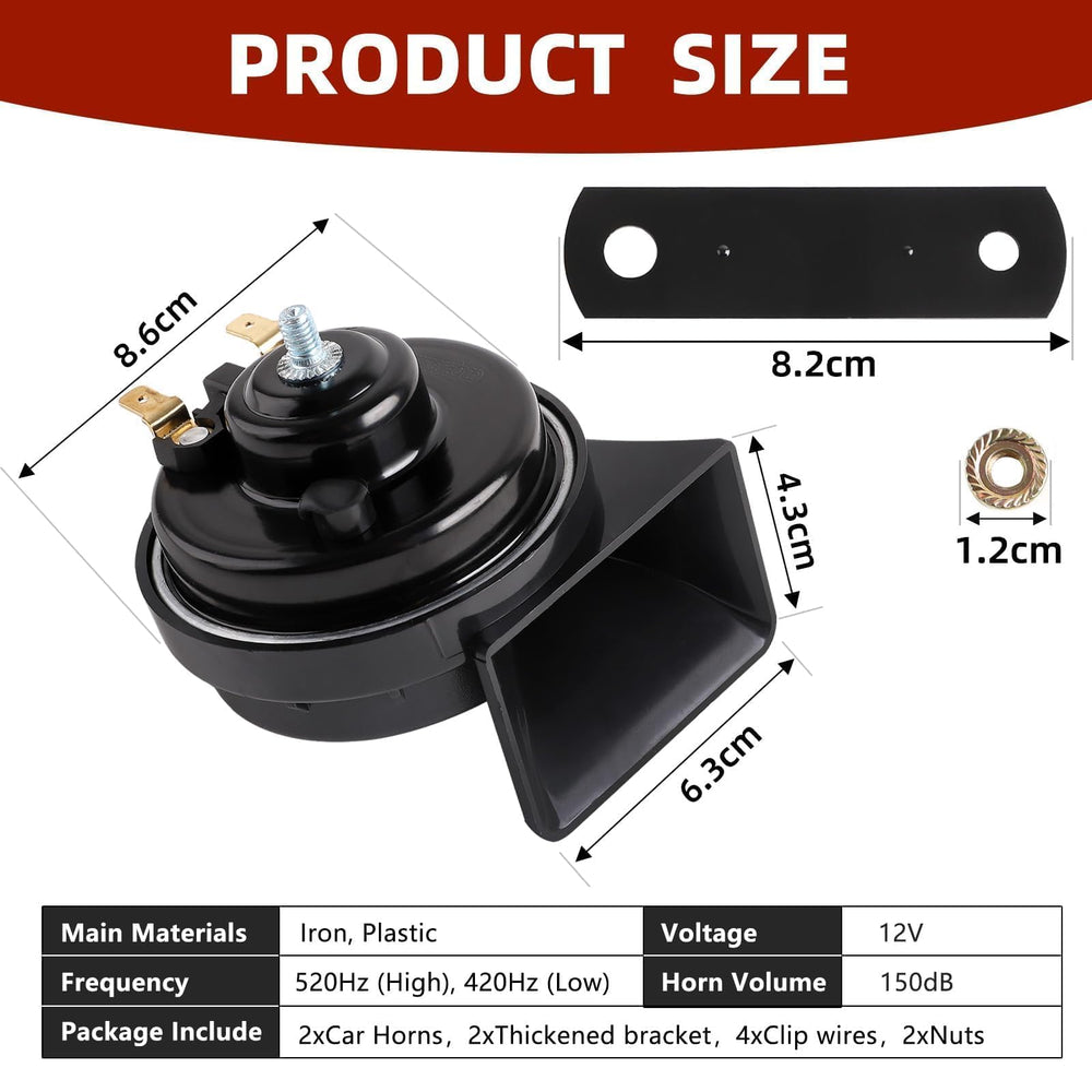 Cenzhiwen motorcycle and multi-vehicle horn kit suitable for electric cars