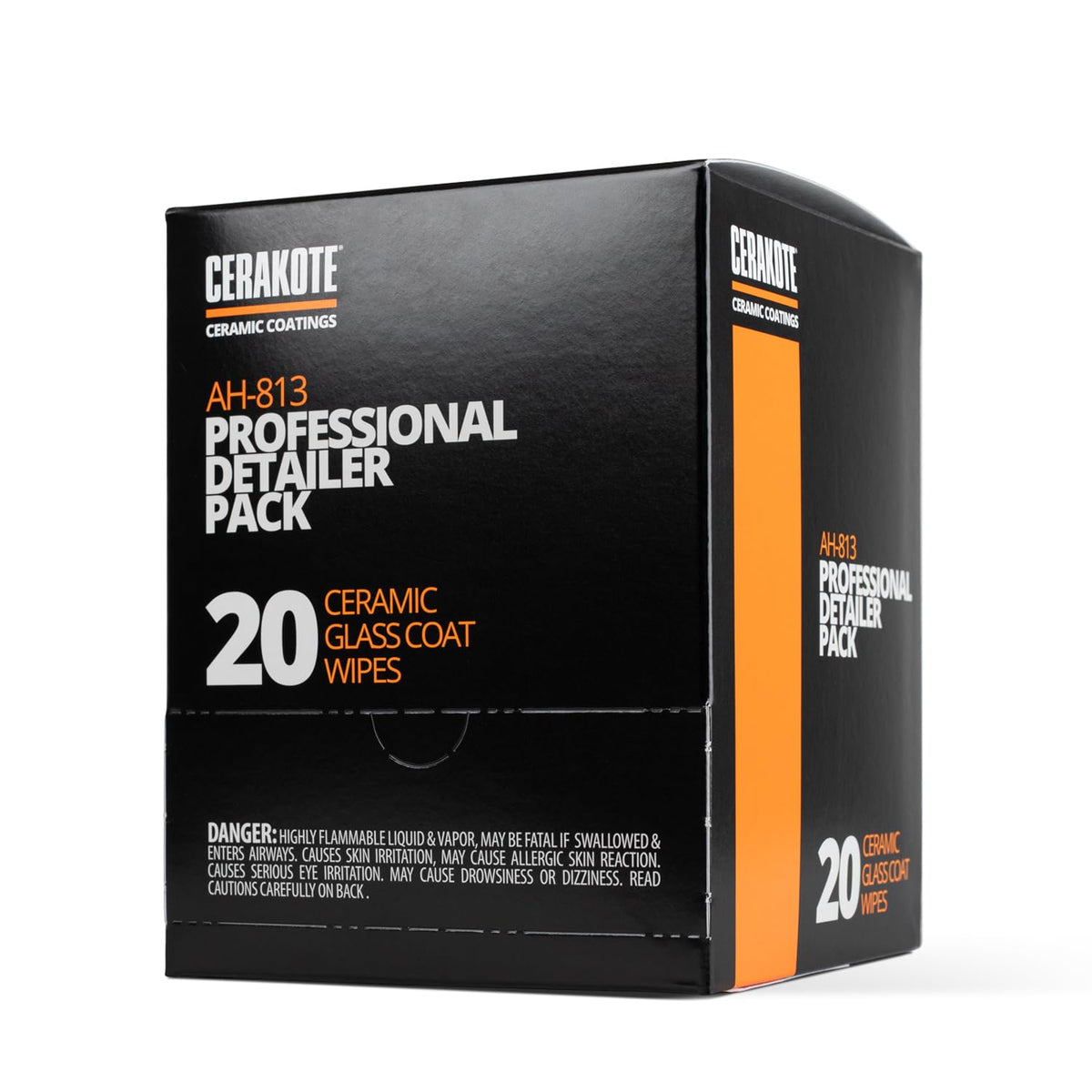 CERAKOTE Glass Coat Pro Pack wipes deliver strong water beading for clearer windshield visibility.