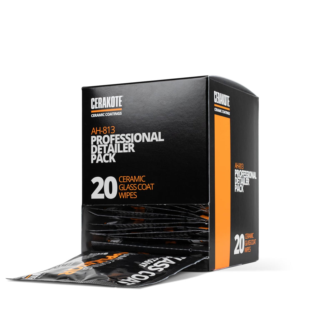 CERAKOTE Glass Coat wipe demonstrates quick, easy application on automotive glass.
