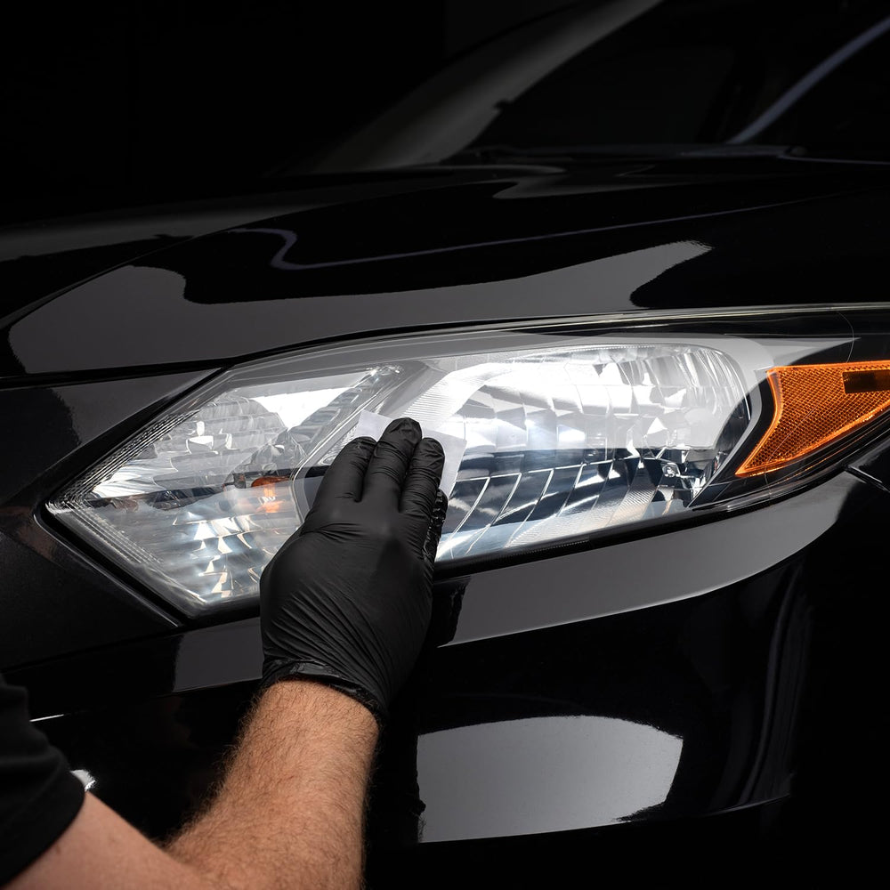 CERAKOTE headlight care in car usage demonstrating a quick 30-minute refresh
