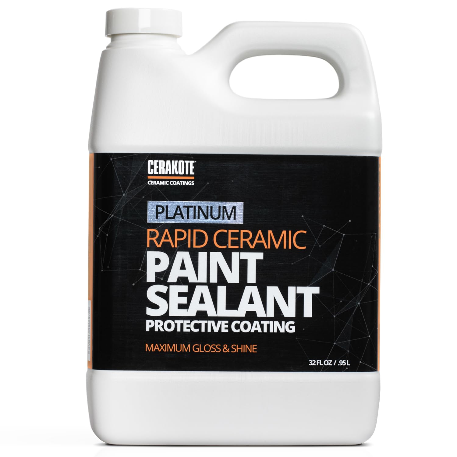 CERAKOTE Rapid ceramic paint sealant bottle enables easy, fast application for durable gloss.