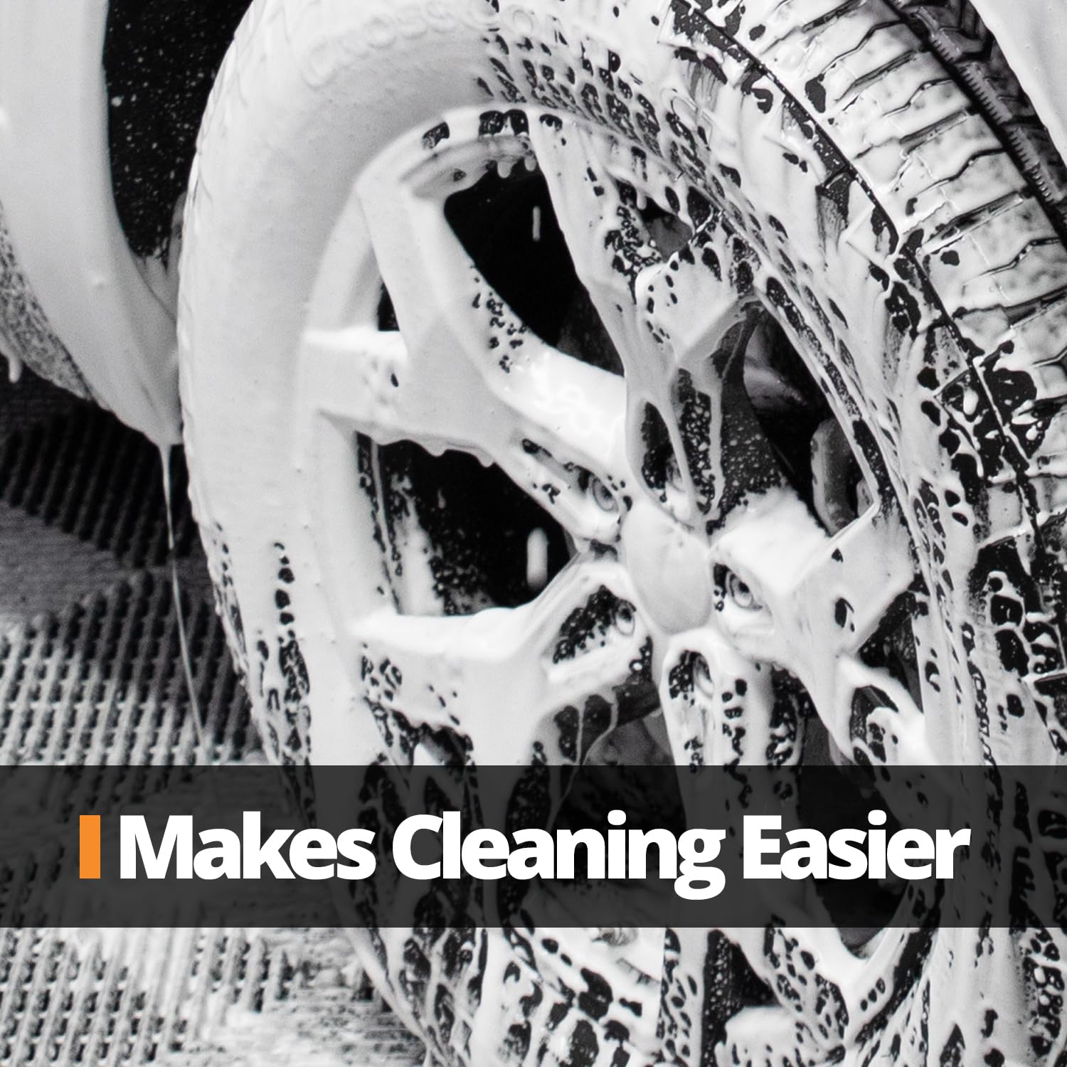 CERAKOTE Rapid Wheel Sealant dust-repellent surface for easier cleaning.
