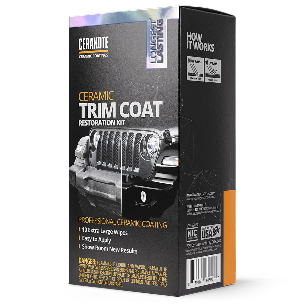 CERAKOTE trim coat wipes in action for easy, mess-free application