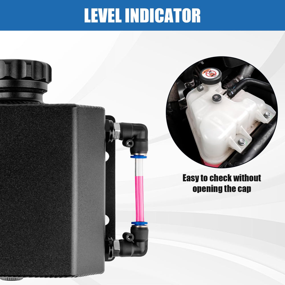 Cesilili anodized matte finish 1L reservoir delivers durable, corrosion-resistant look