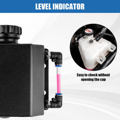 Cesilili anodized matte finish 1L reservoir delivers durable, corrosion-resistant look