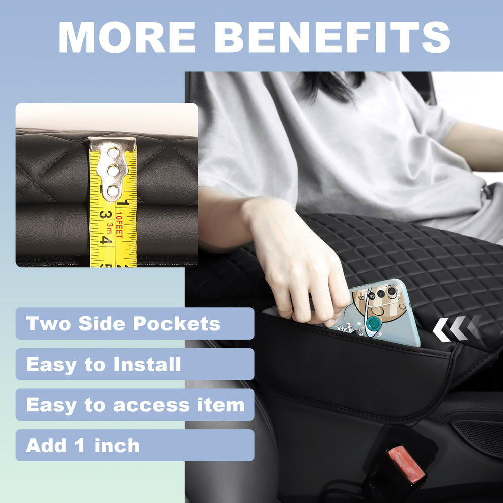 CFDSDE Explorer armrest cover protects the lid from scratches while adding comfort.