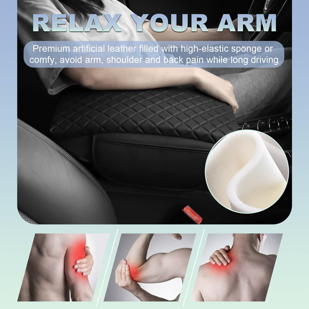 CFDSDE Center Console Cover fabric offers soft touch and durable wear.