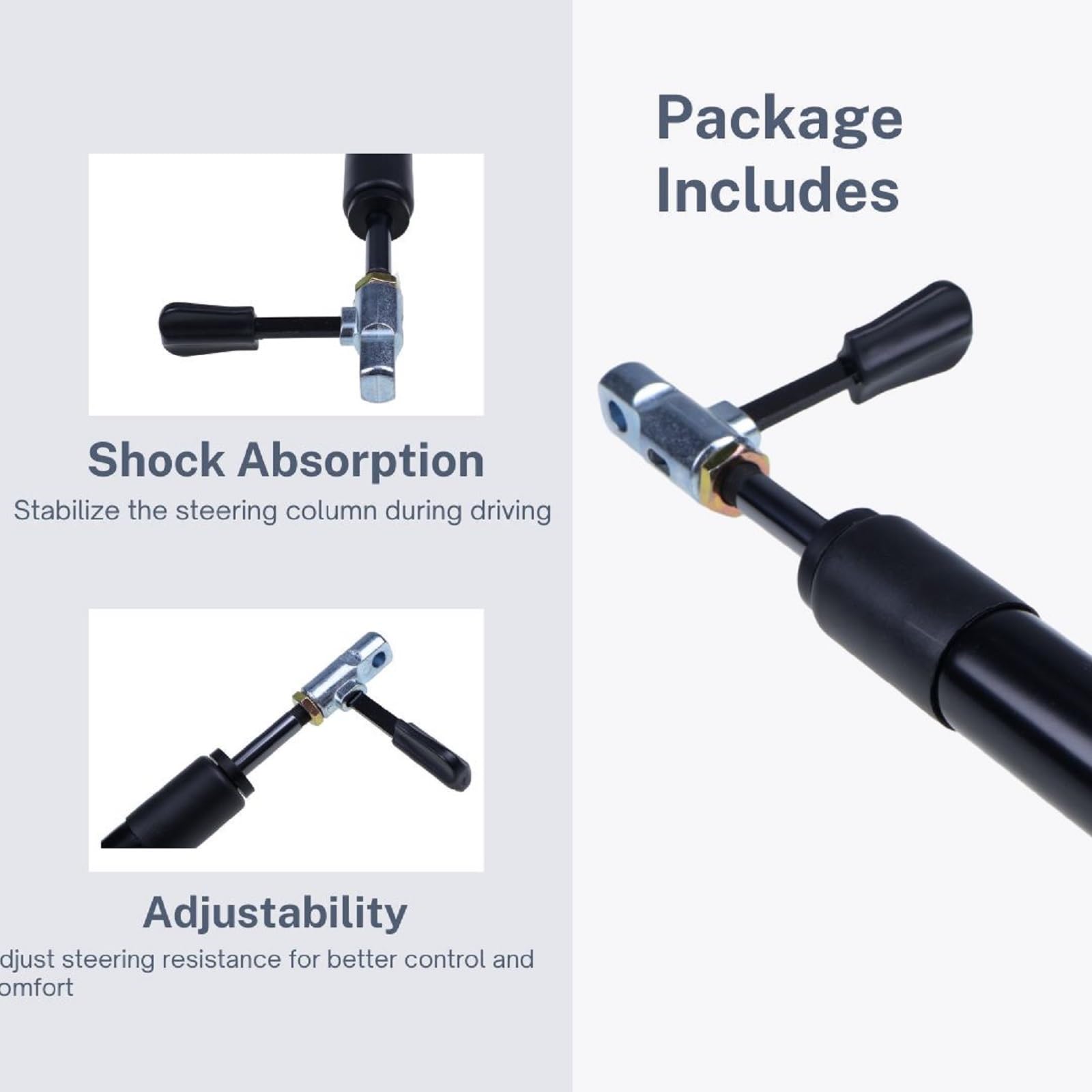 Chamixx steering column adjustment cylinder shock for Defender HD7 delivers stable handling.