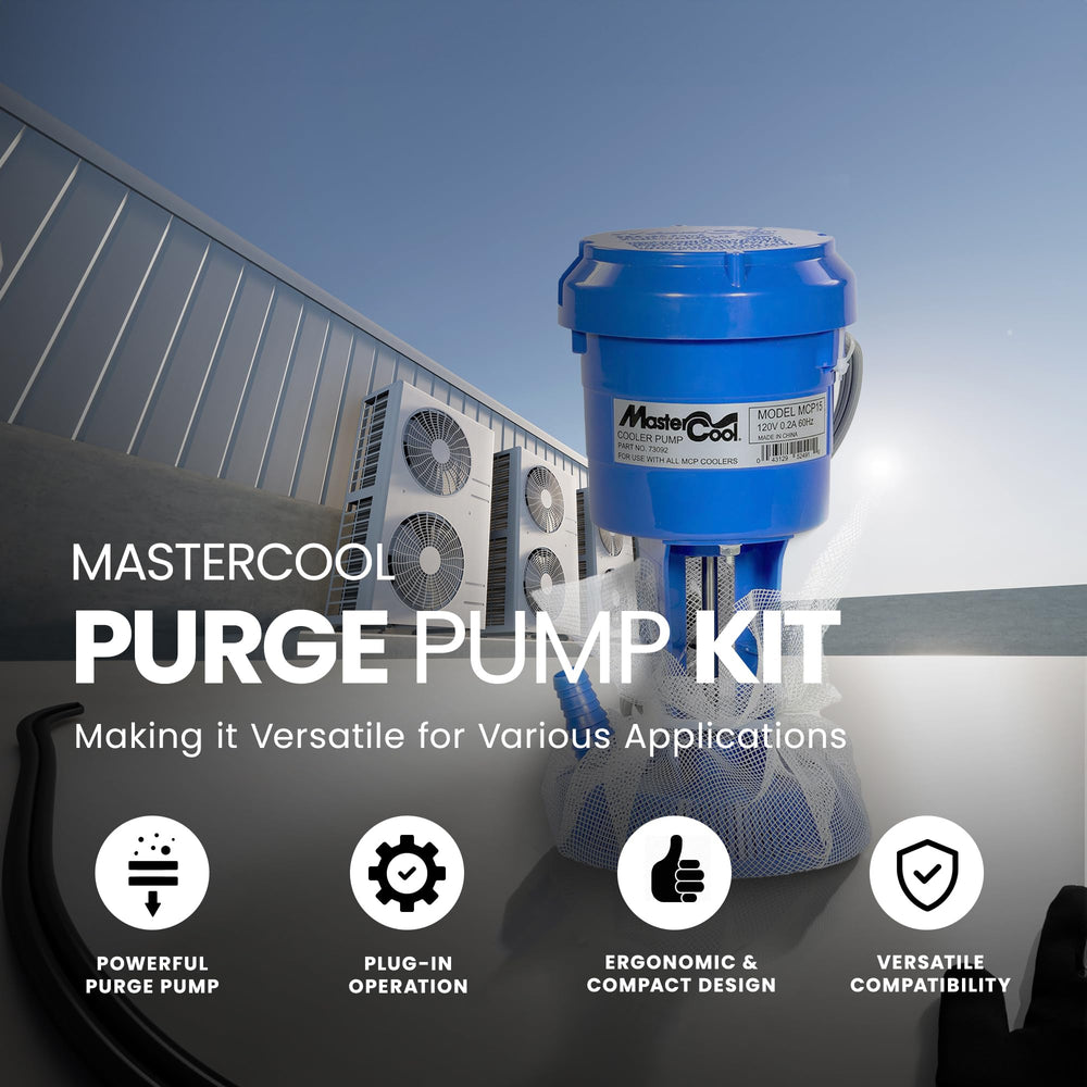 Champion Cooler MasterCool Purge Pump Kit hose kit enables flexible line purging.