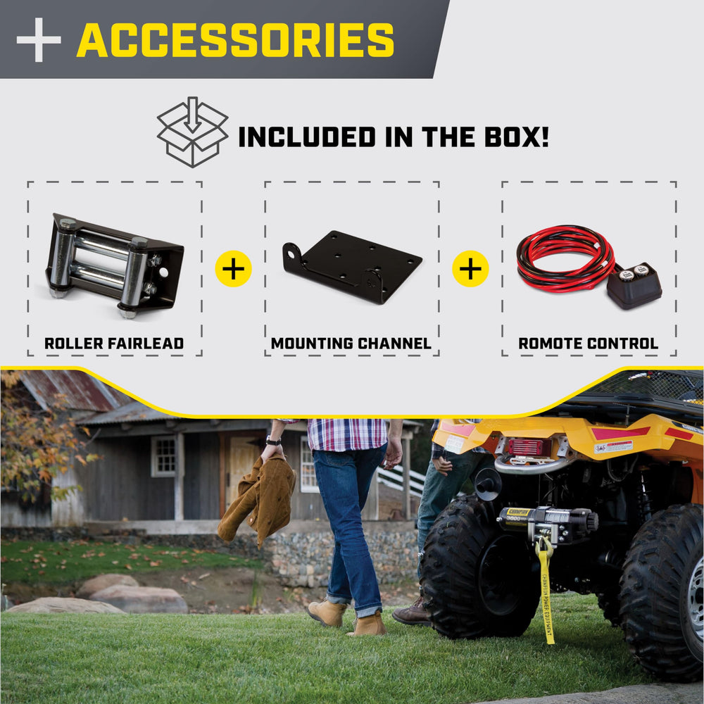 Champion mounting channel enables simple ATV/UTV installation
