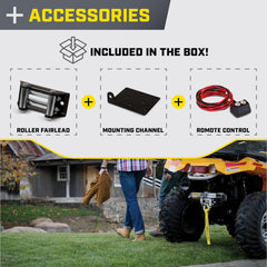 Champion mounting channel enables simple ATV/UTV installation
