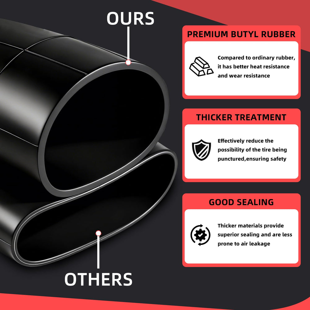 CHANGCHENG inner tube for 26x10-12 showcasing compatibility and quality.