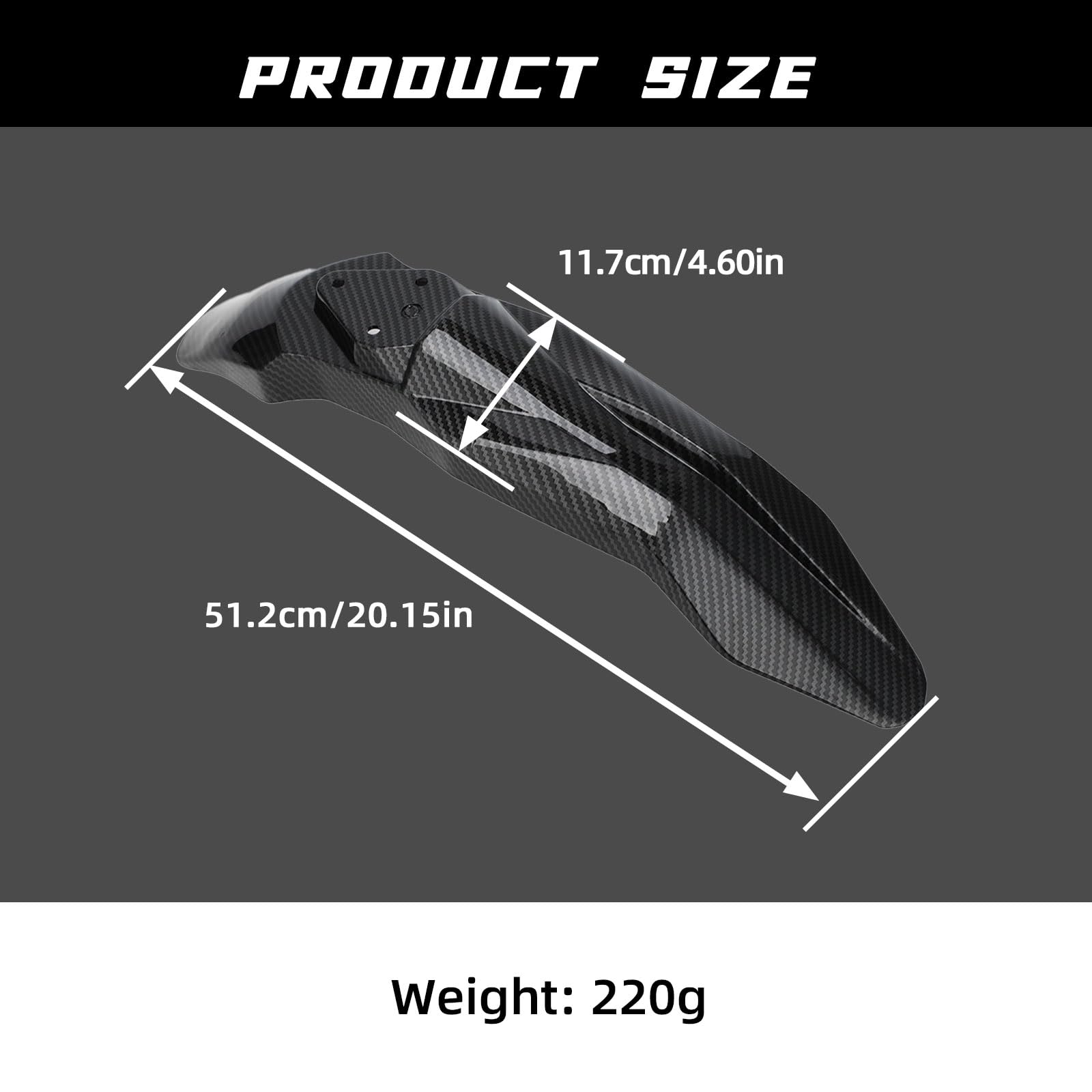 CHANGCHENG front fender for Talaria MX3 MX4 withstands muddy trails.