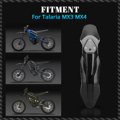 CHANGCHENG Talaria MX3 MX4 front fender carbon look guards spray.