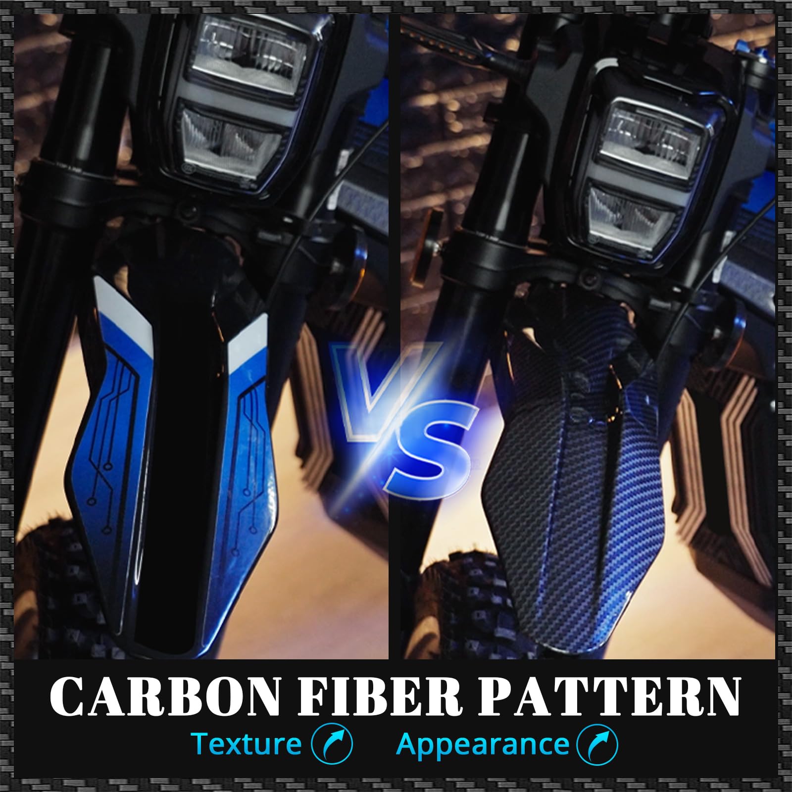 CHANGCHENG lightweight plastic fender resists heat and fade.