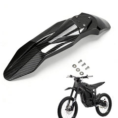 CHANGCHENG Talaria MX3 MX4 carbon-pattern front fender improves style and protection.