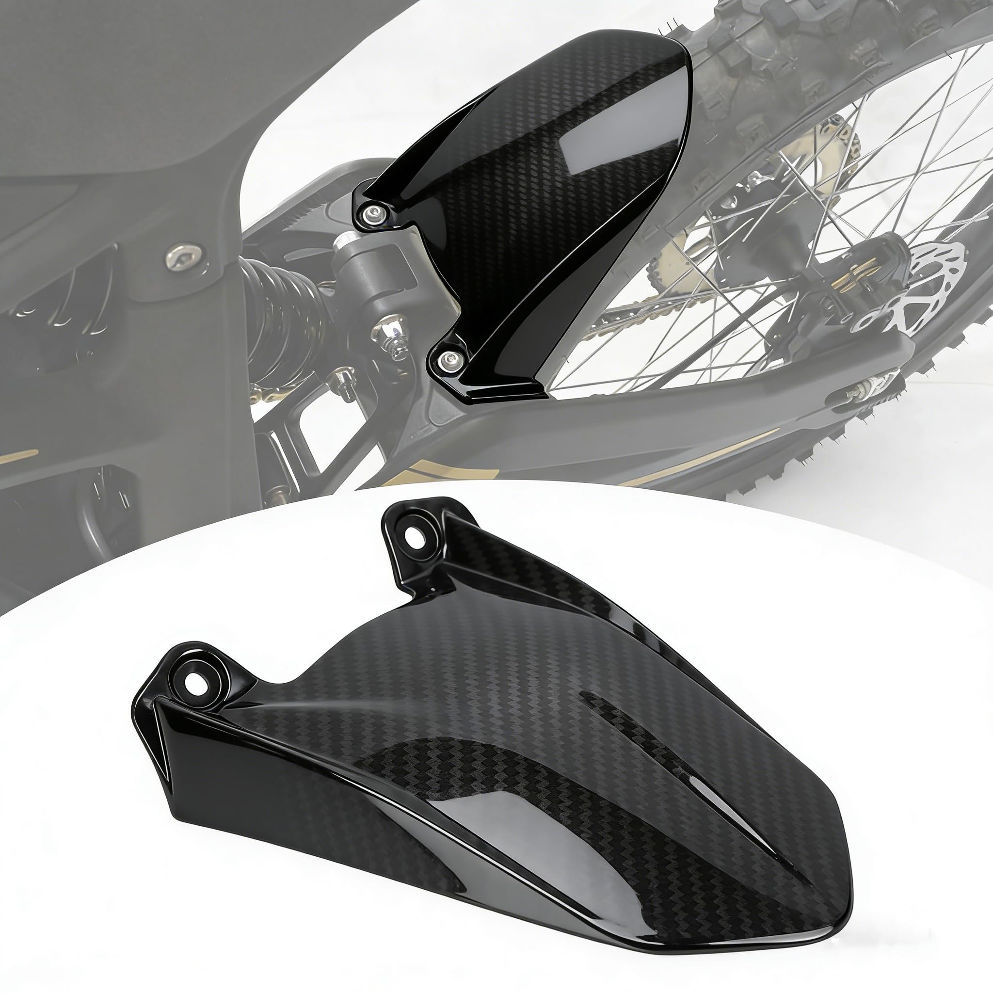 CHANGCHENG rear fender carbon pattern for Talaria Sting MX3 MX4 MX5 with rugged look and protection