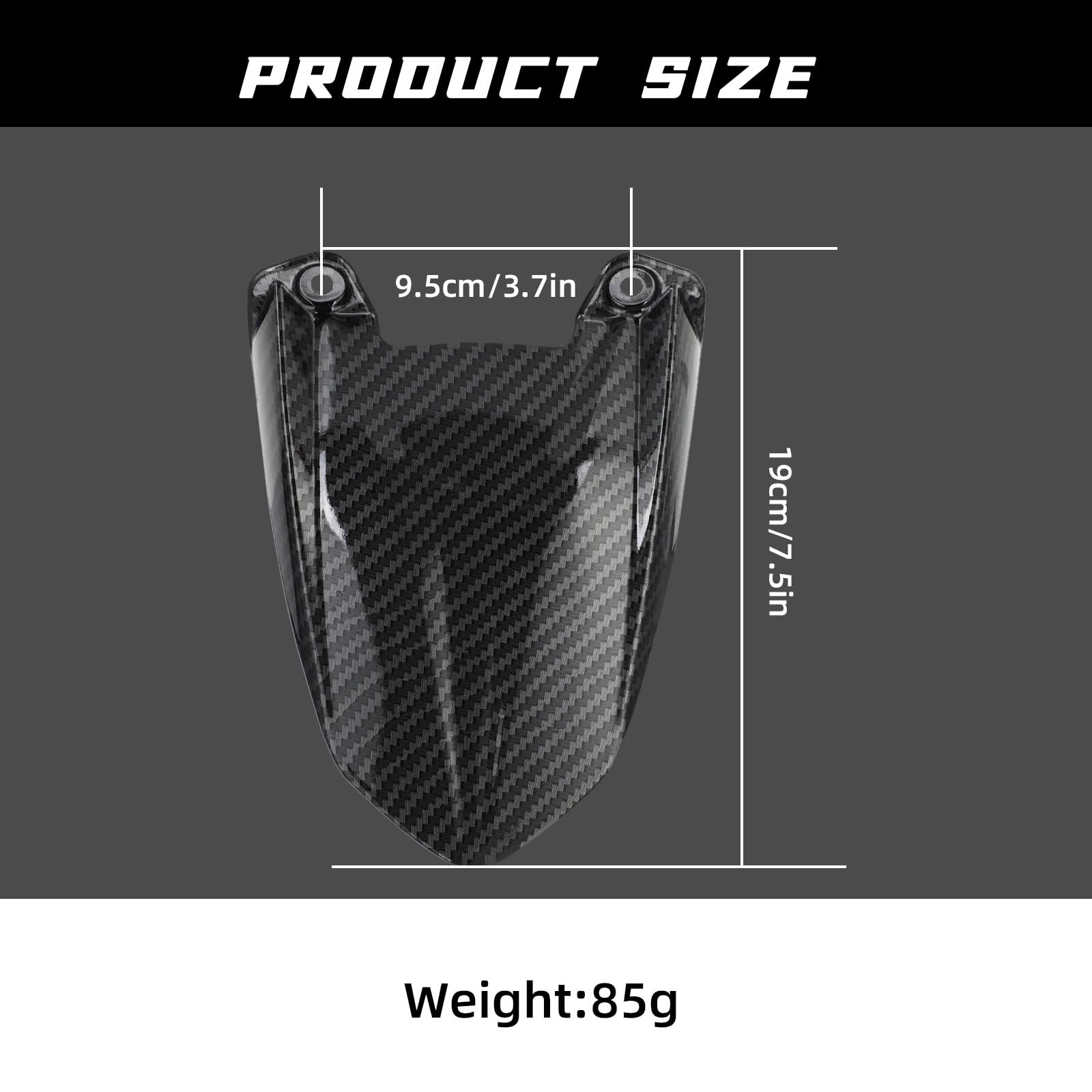 CHANGCHENG rear fender on street ride highlighting carbon pattern and style