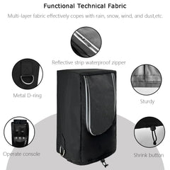 Chanvoo universal-fit tongue jack cover fits most electric jacks securely.