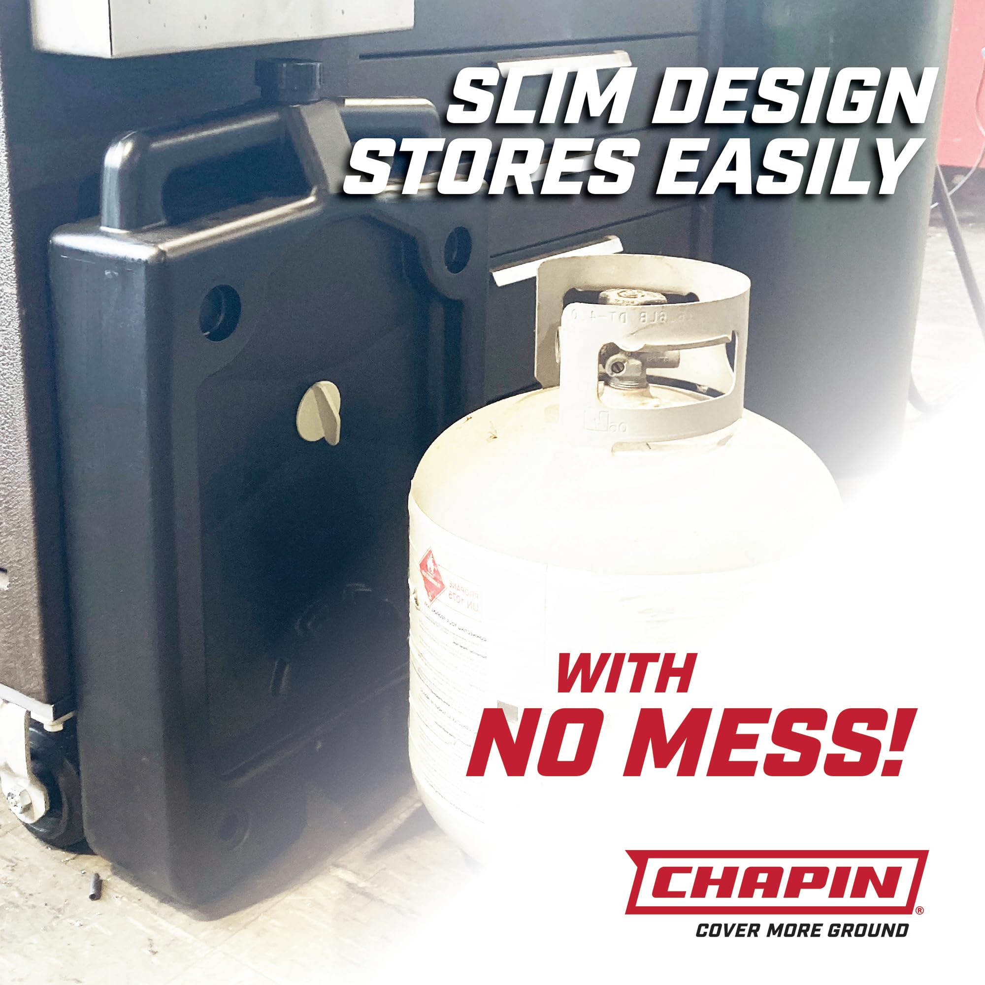 Chapin 78005 keeps workspace cleaner during drainage tasks