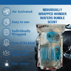 CHAPTER 29 Wonder Wafers car air freshener delivers long-lasting scent.